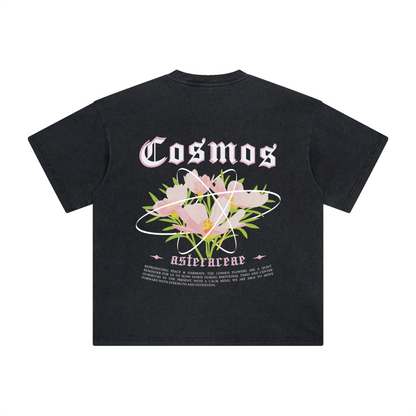 COSMOS TEE - VINTAGE BLACK
