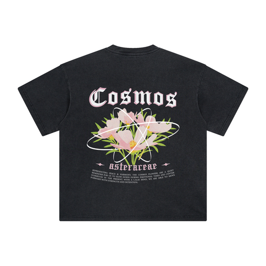 COSMOS TEE - VINTAGE BLACK