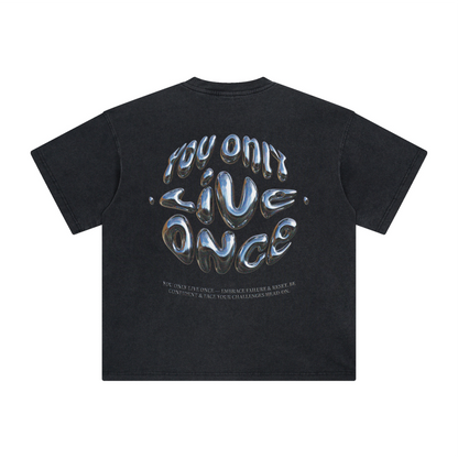 YOLO TEE - VINTAGE BLACK